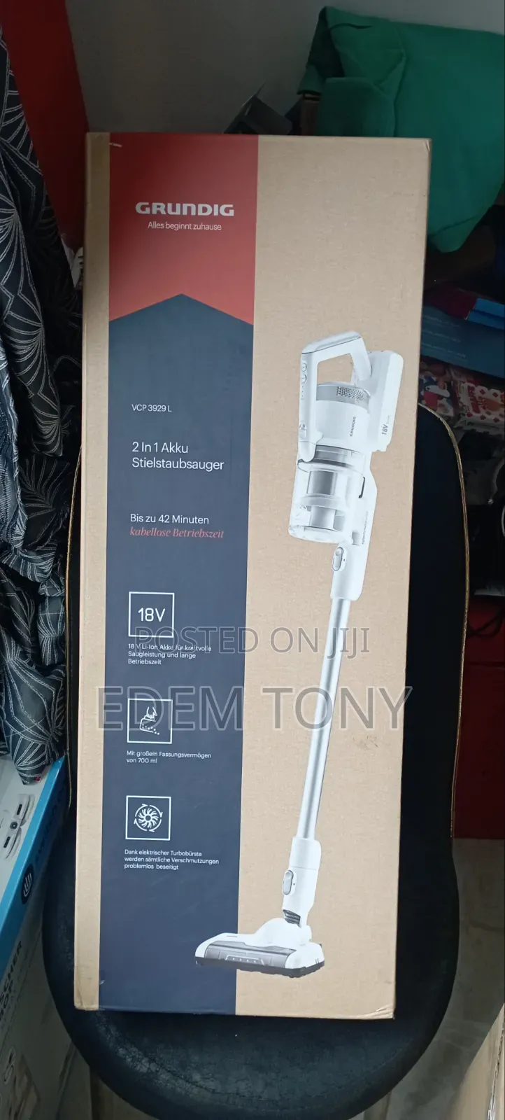 Grundig VCP 3929 L 2-in-1 Cordless Stick Vacuum Cleaner