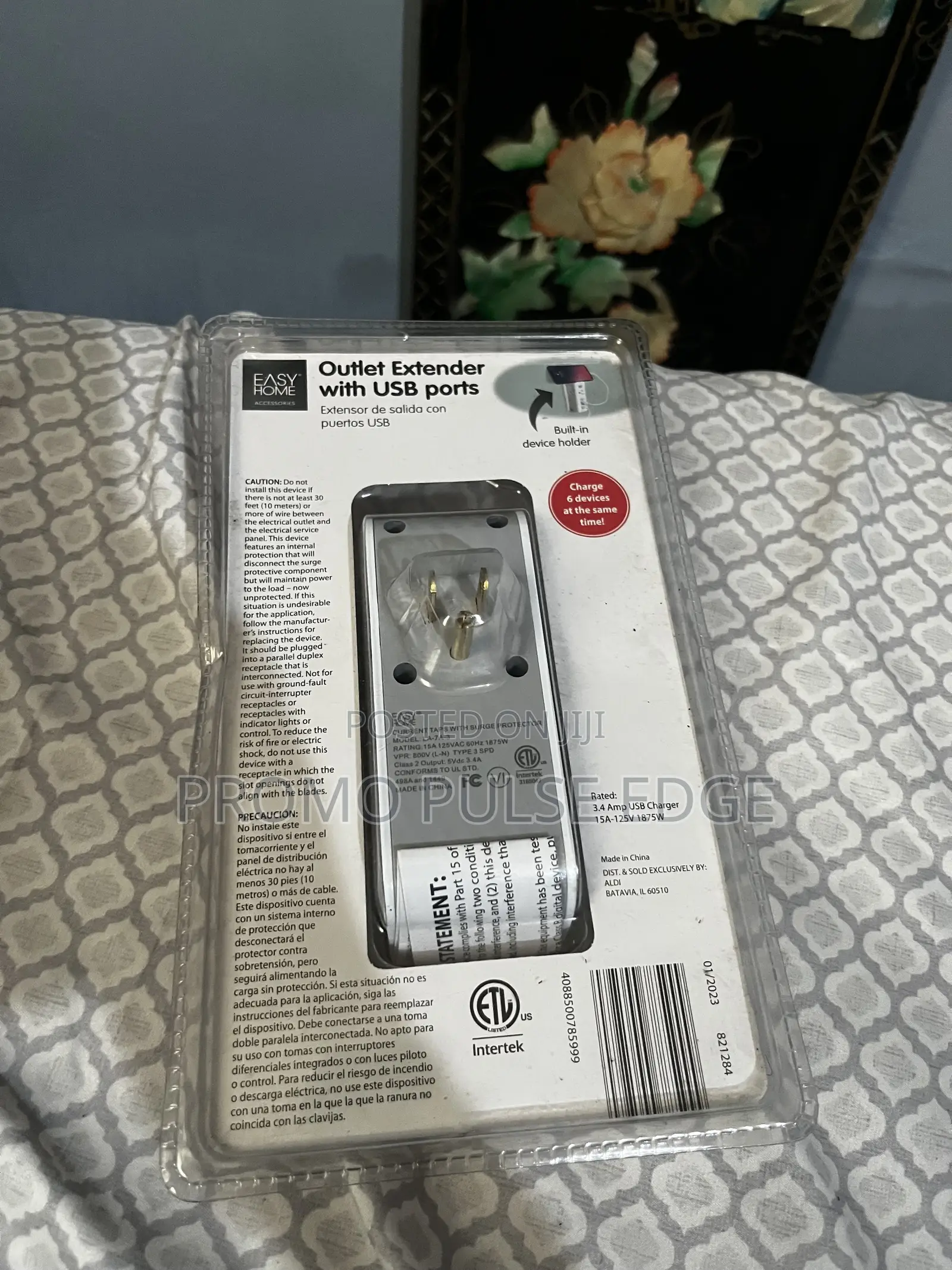 Outlet Extender With Usb Ports