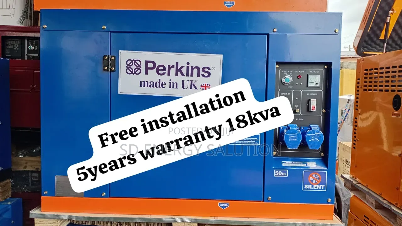 Powerful 18kva Performance, Low Fuel Consumption – Perkins 18kva