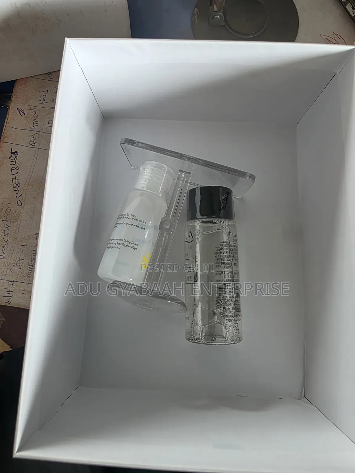 5d Silicone Make-up Practice Face + Make-up Remover, Cleaning Oil
