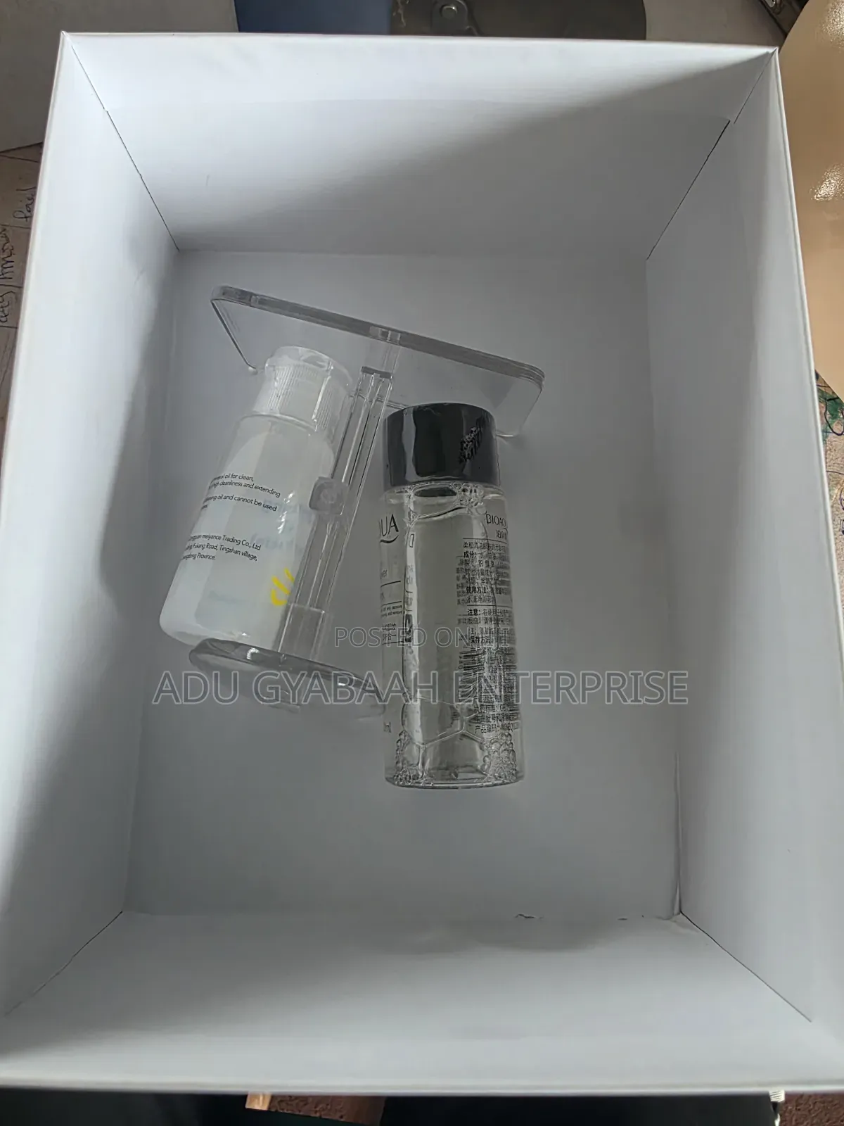 5d Silicone Make-up Practice Face + Make-up Remover, Cleaning Oil