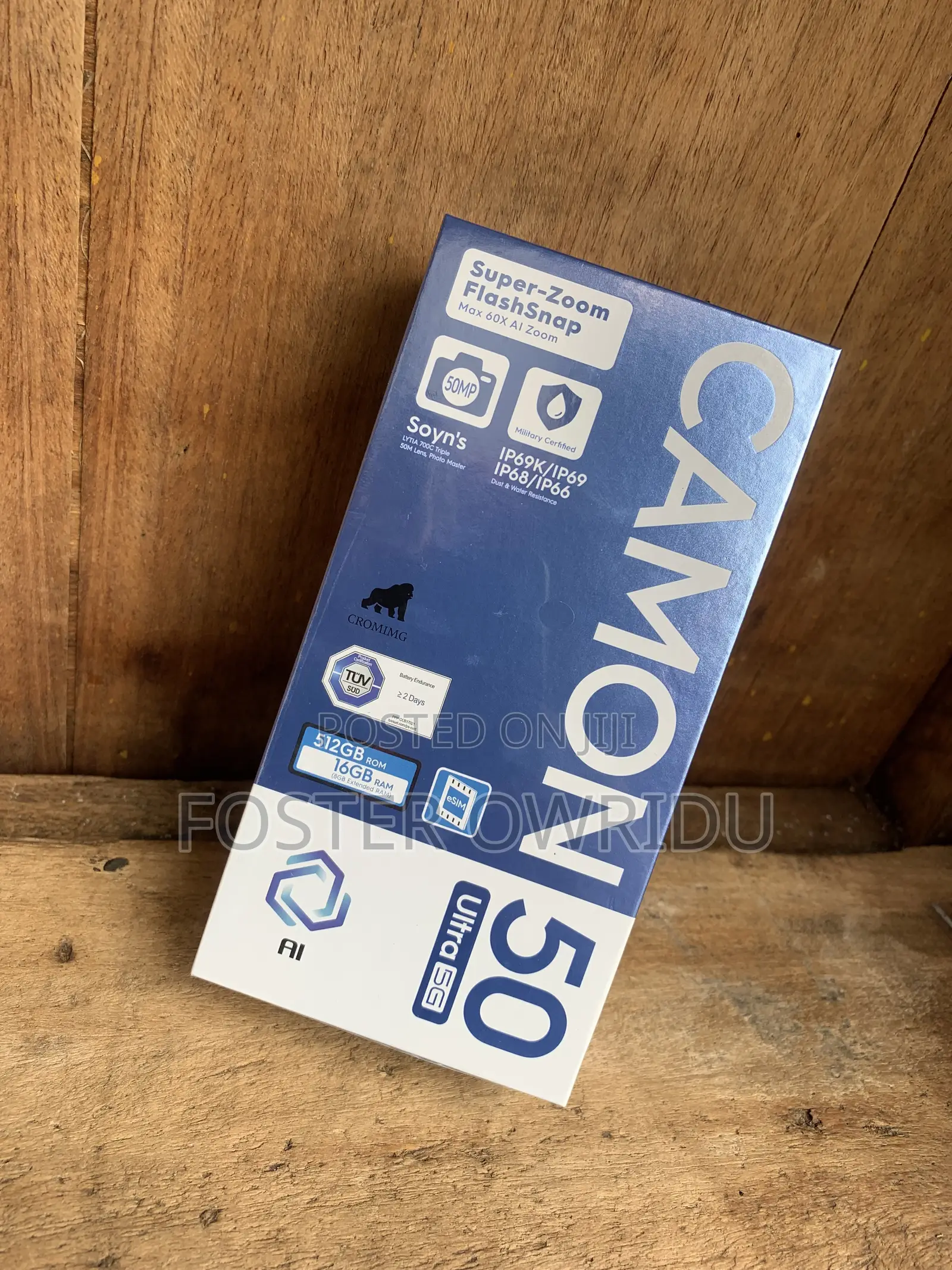 New Tecno Camon 50 Ultra 512 GB Black