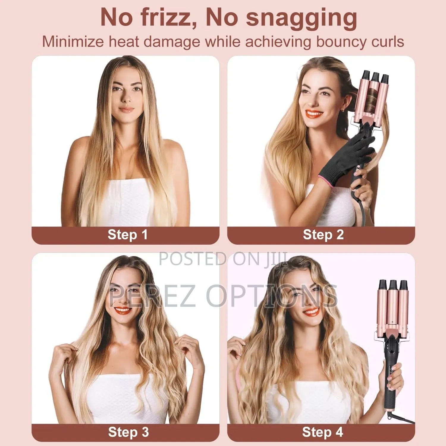 Brand New Janelove 5in1 Hair Curling Wand
