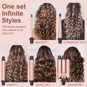 Brand New Janelove 5in1 Hair Curling Wand