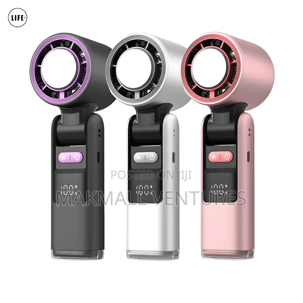 Rechargeable Ice Cooling Portable Handheld Fan