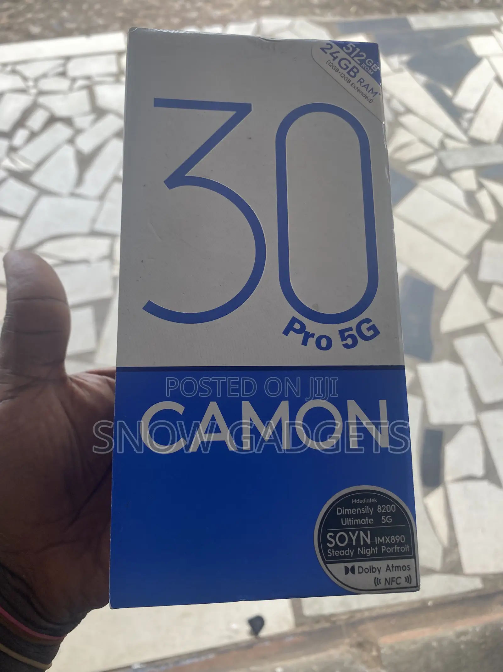 New Tecno Camon 30 Pro 5G 512 GB Black