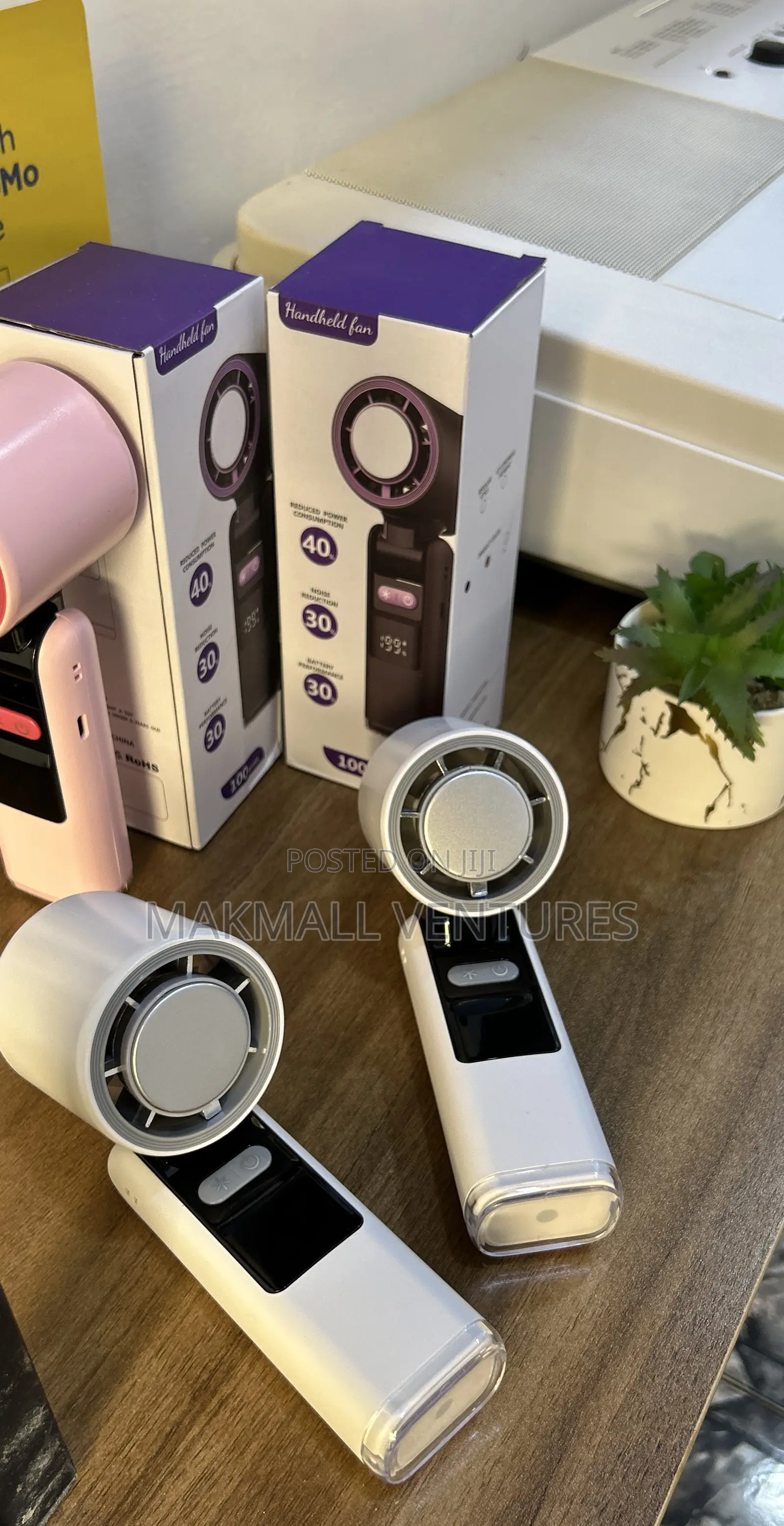Rechargeable Ice Cooling Portable Handheld Fan