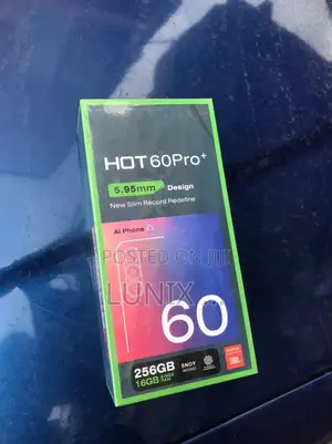 New Infinix Hot 60 Pro+ 256 GB Black