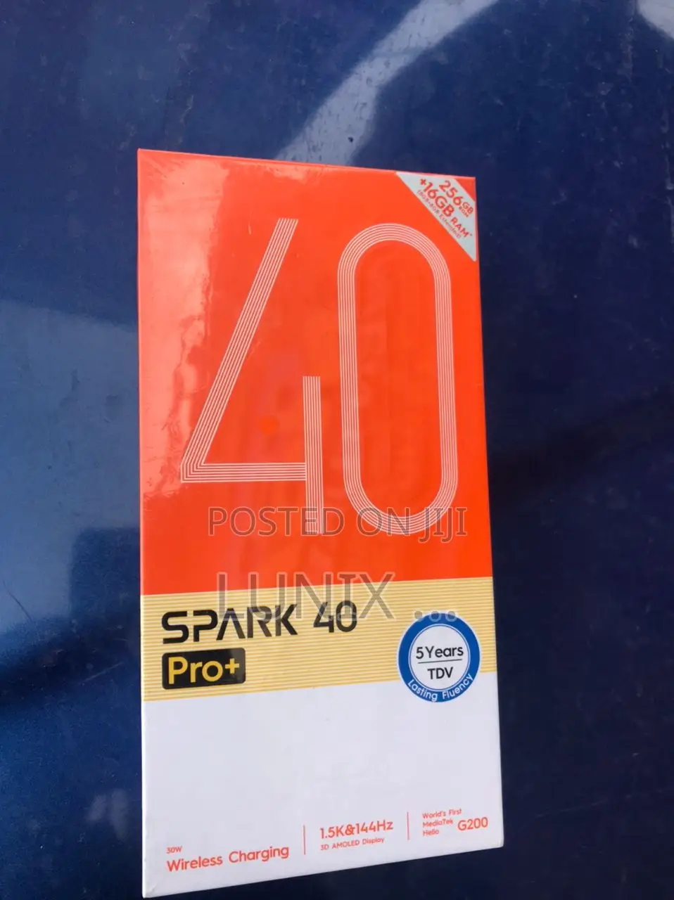 New Tecno Spark 40 Pro+ 256 GB Black
