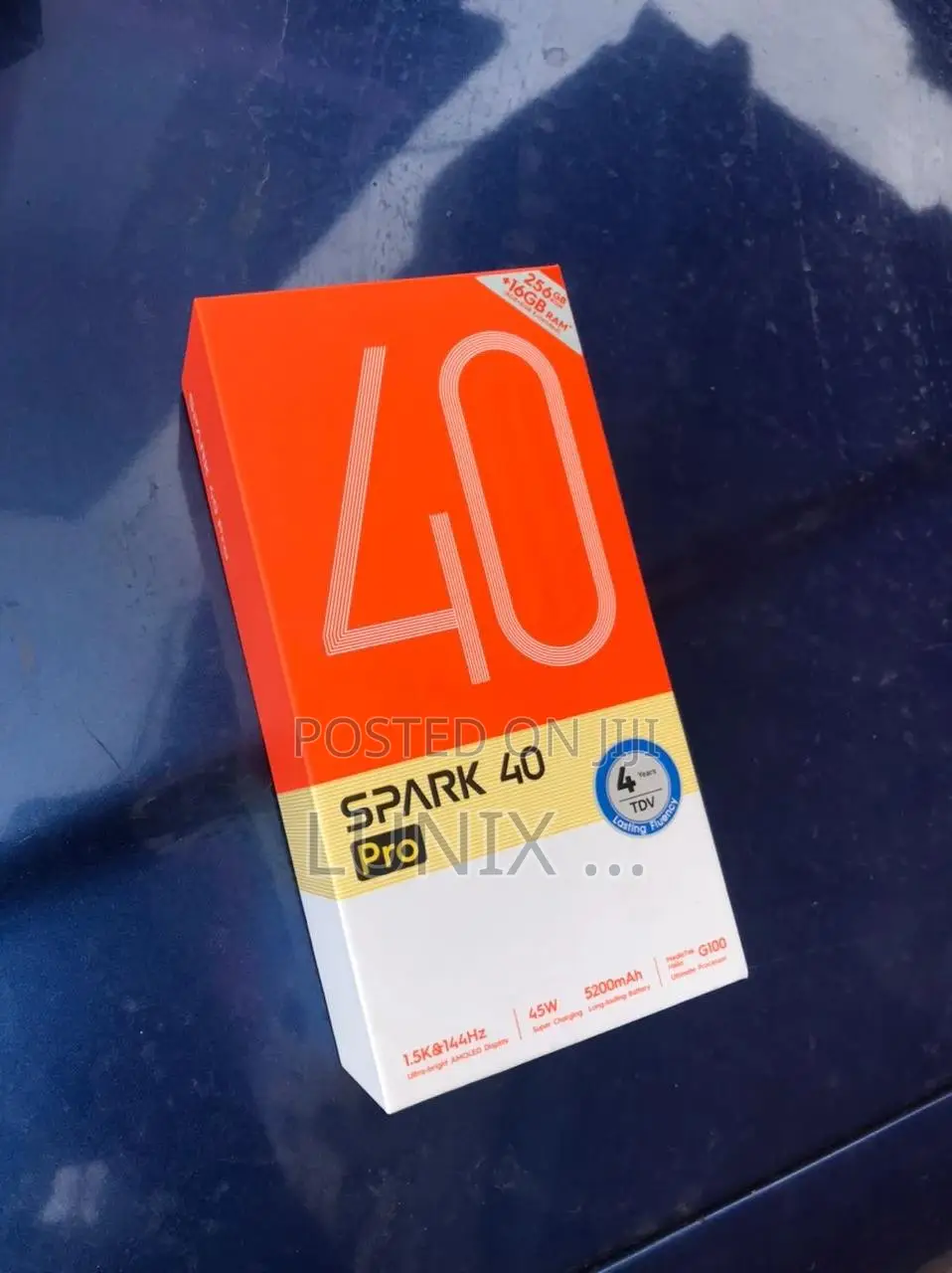 New Tecno Spark 40 Pro 256 GB Blue