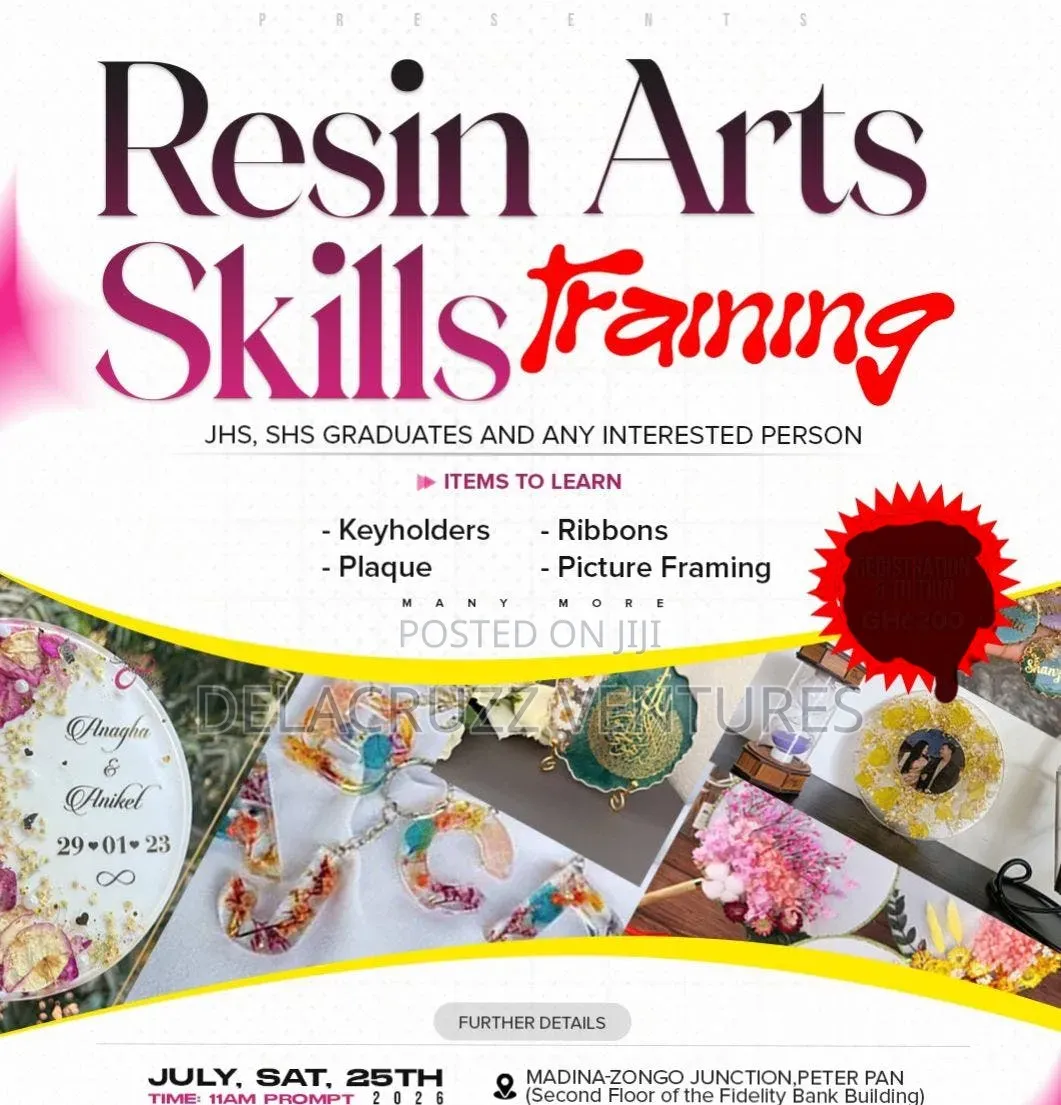 Resin Arts Keyholders Picture Frame Skills Training