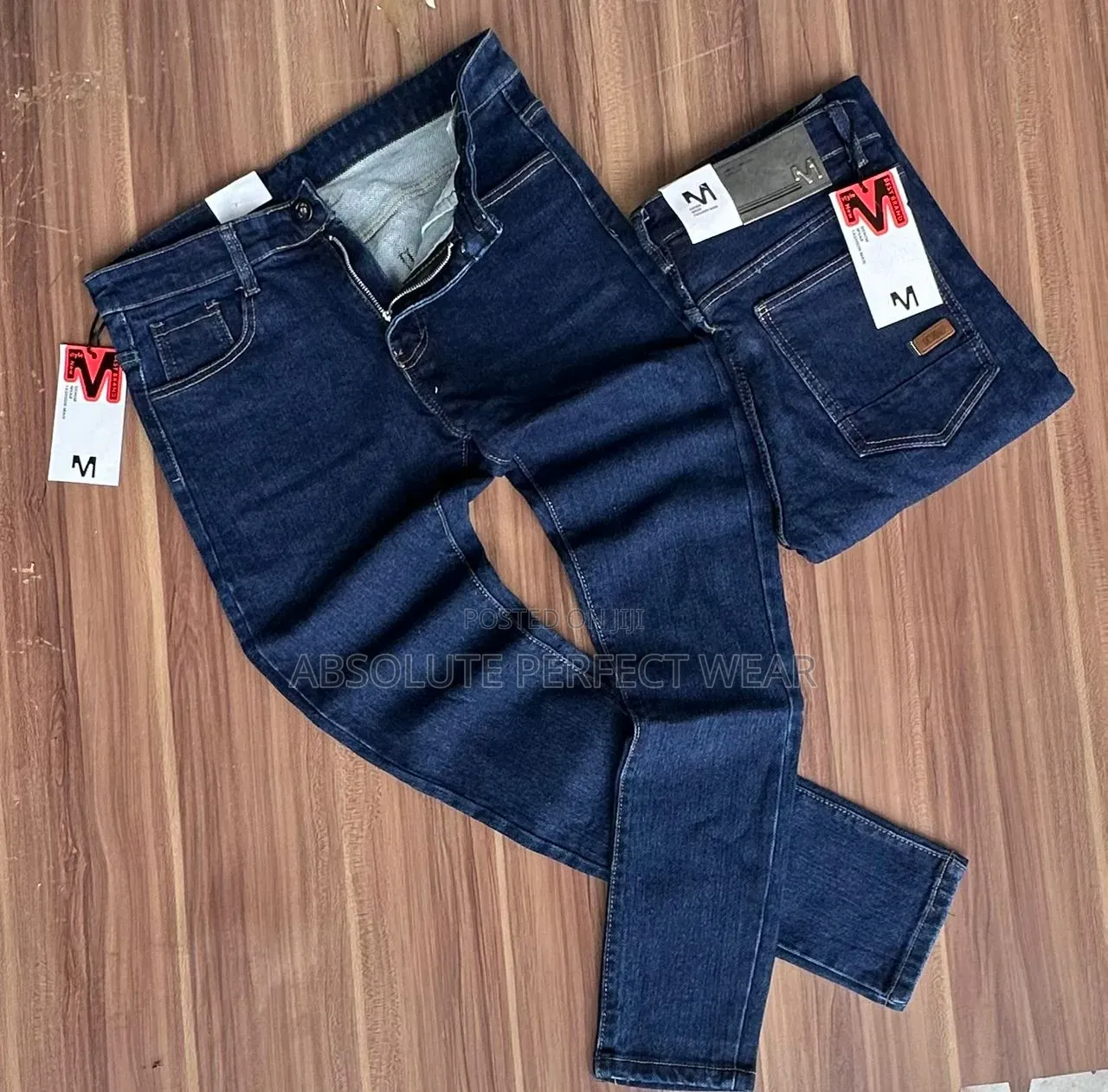 Plain Blue Jeans for Men