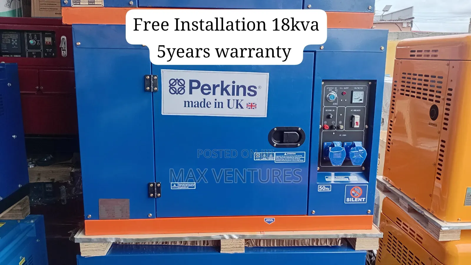 Perkins 18kva Standby Industrial Diesel Generator 18kva
