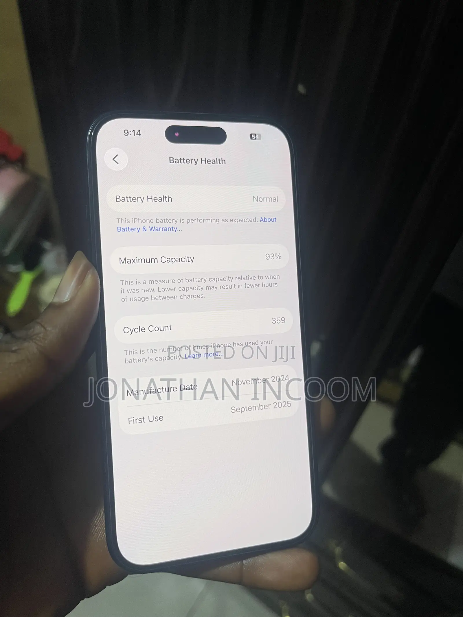 New Apple iPhone 15 128 GB Black