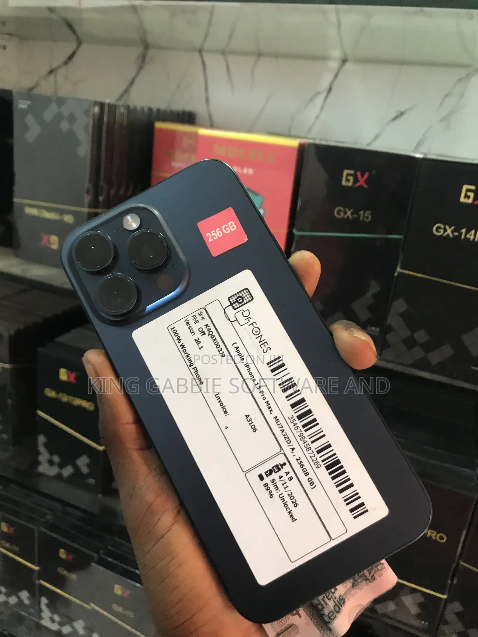 Apple iPhone 15 Pro Max 256 GB Blue