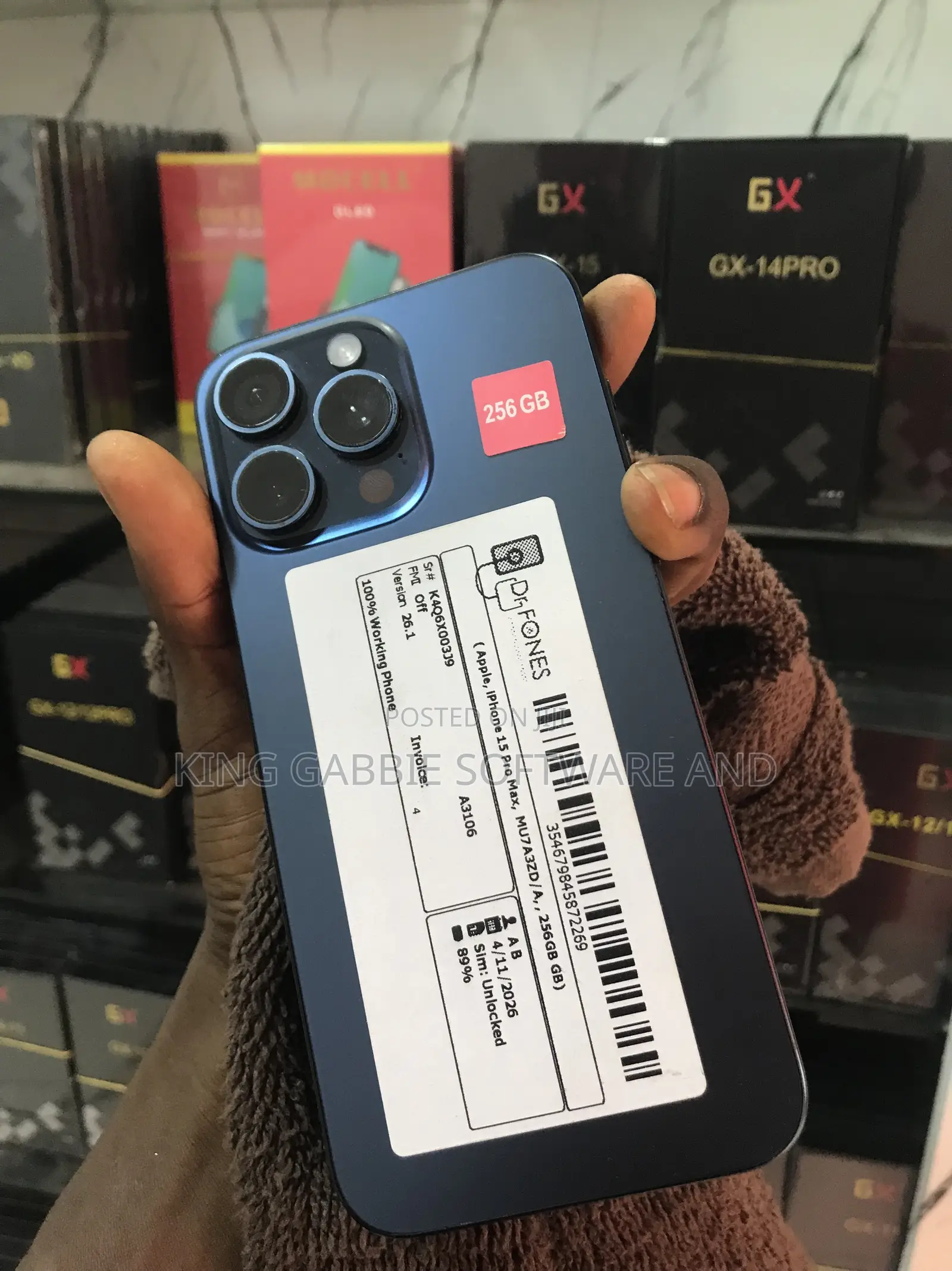 Apple iPhone 15 Pro Max 256 GB Blue