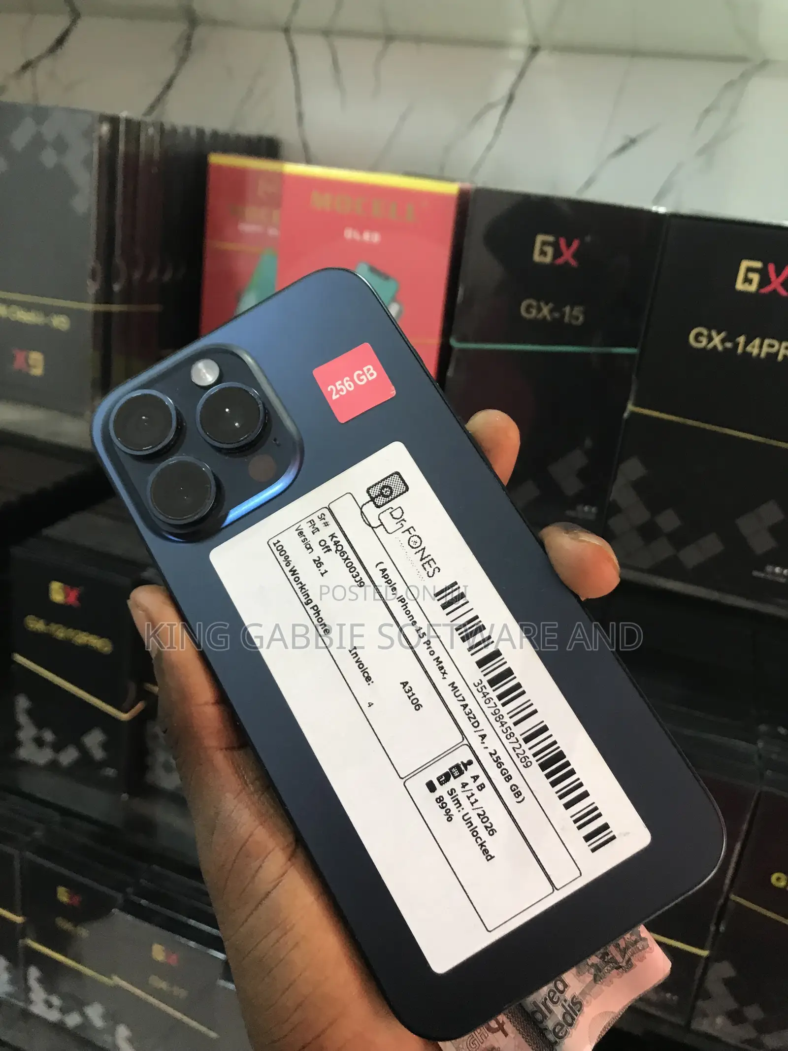 Apple iPhone 15 Pro Max 256 GB Blue