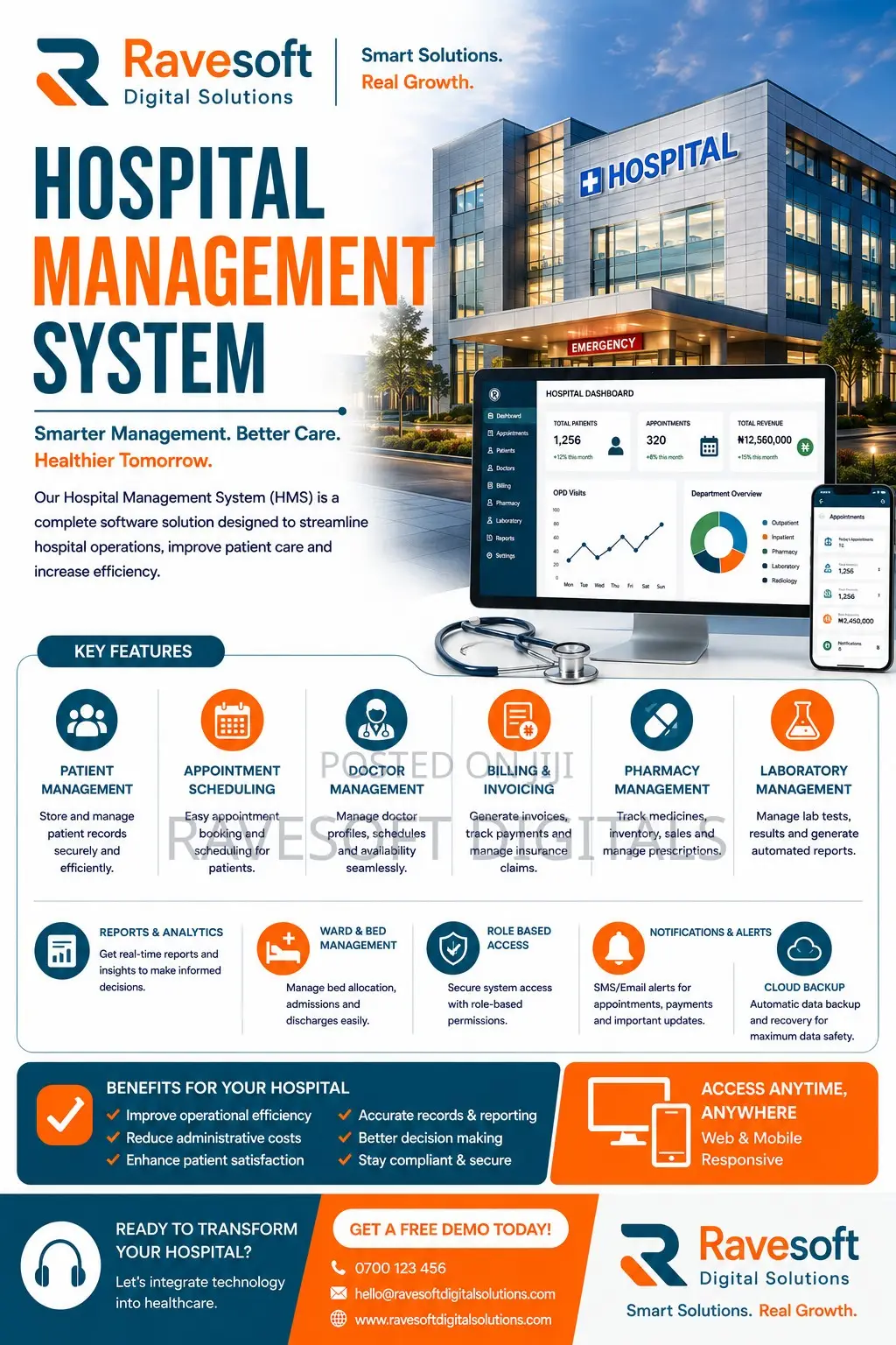 Pharmacy & Hospital Management System