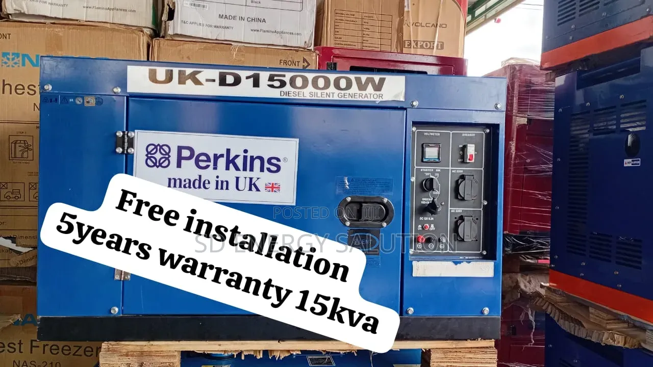 Fuel-Efficient 15kva Perkins Diesel Generator 15kva