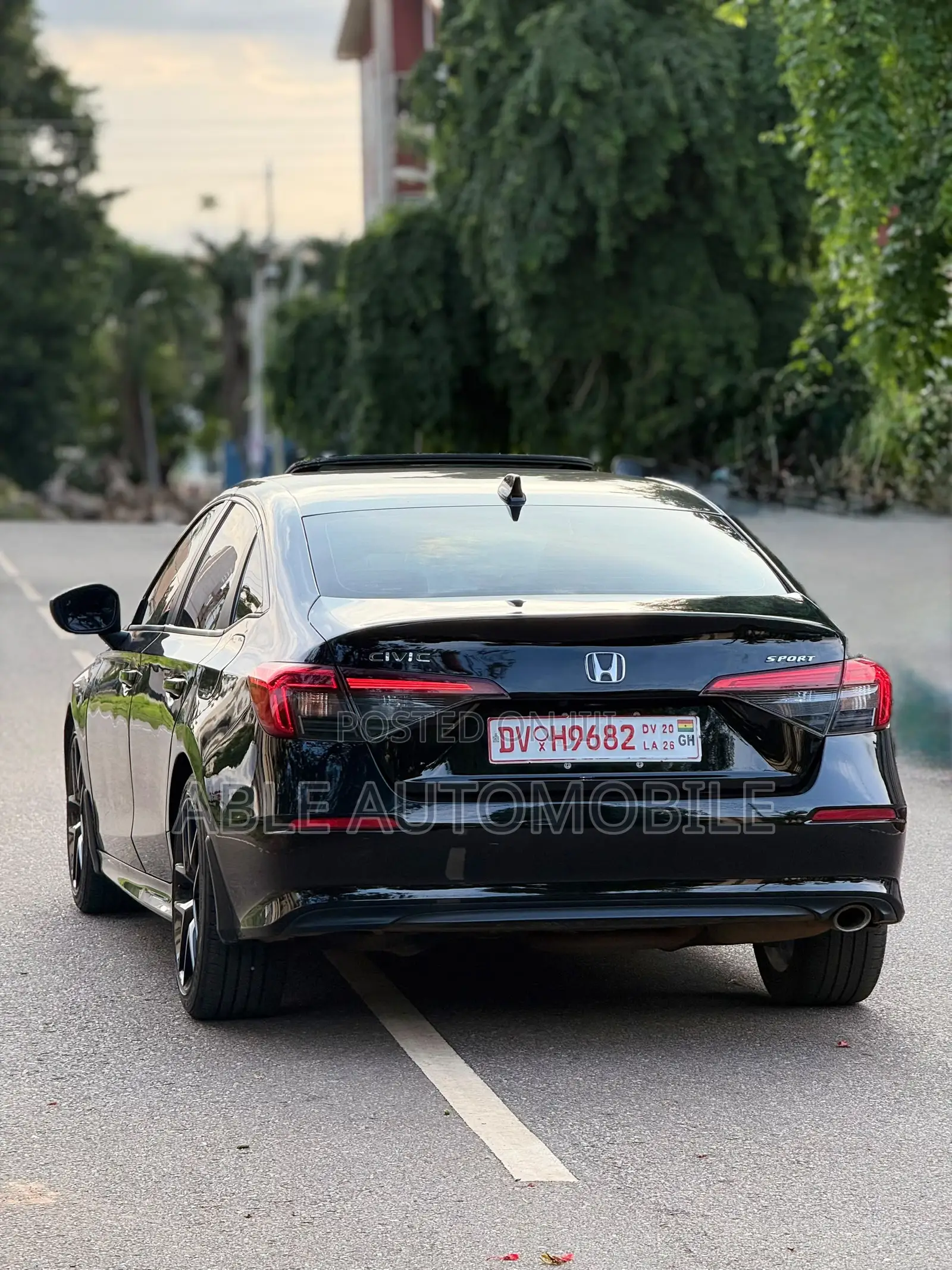 Honda Civic Sport CVT 2025 Black