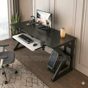 Game Desk /Office Study Des With Universal Keyboard Tray