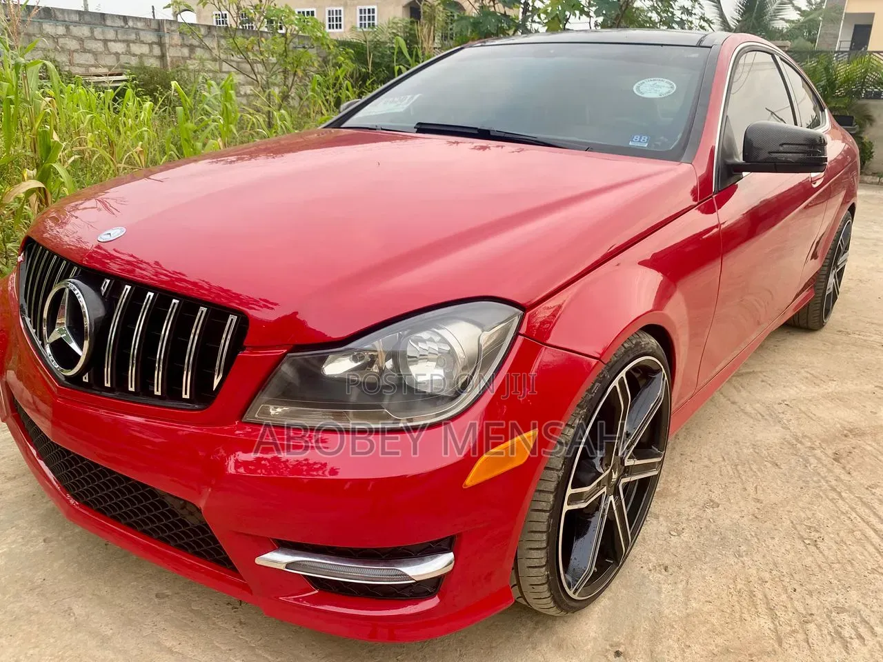Mercedes-Benz C250 2014 Red