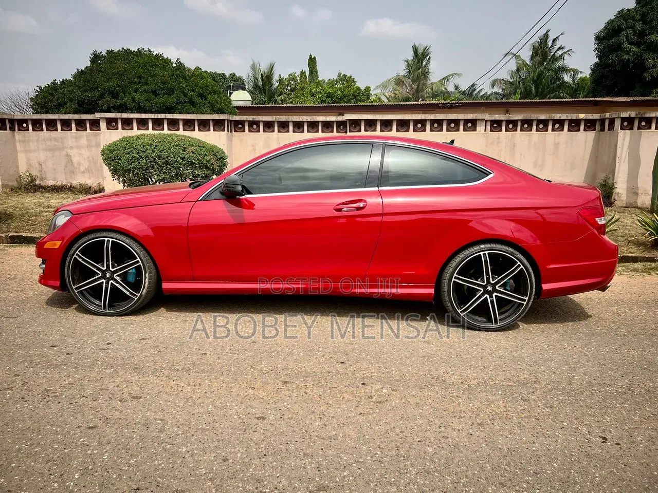 Mercedes-Benz C250 2014 Red