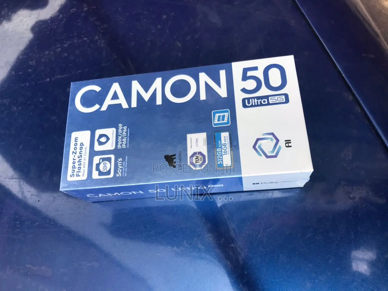 New Tecno Camon 50 Ultra 512 GB Black