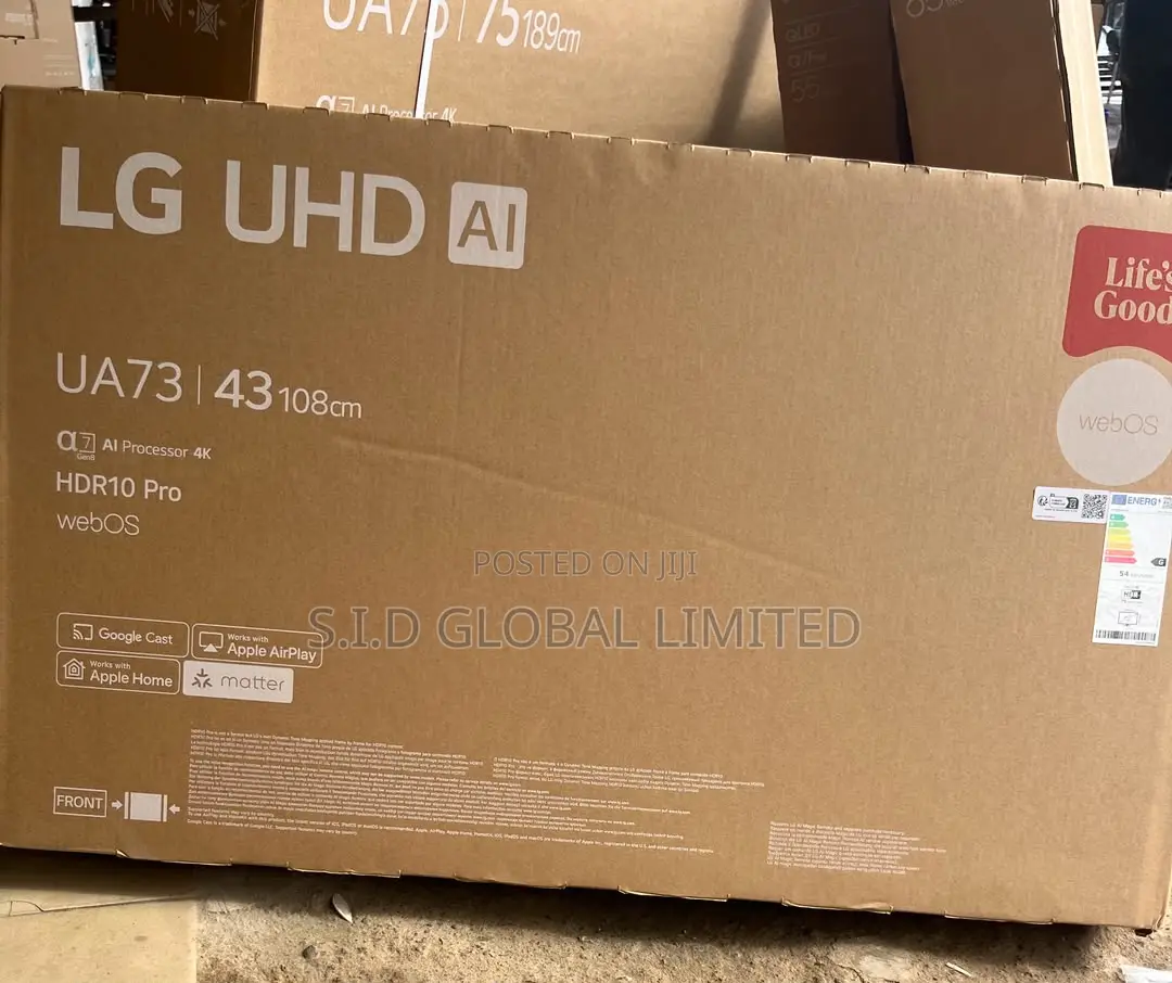 Experience True Clarity on Lg 43" HDR Smart Tv With Ai Upscaling