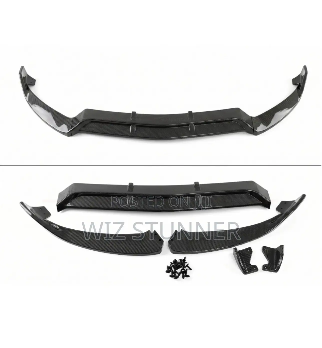 Carbon Fiber Front Lip for Mercedes Benz C Class 2015-2019