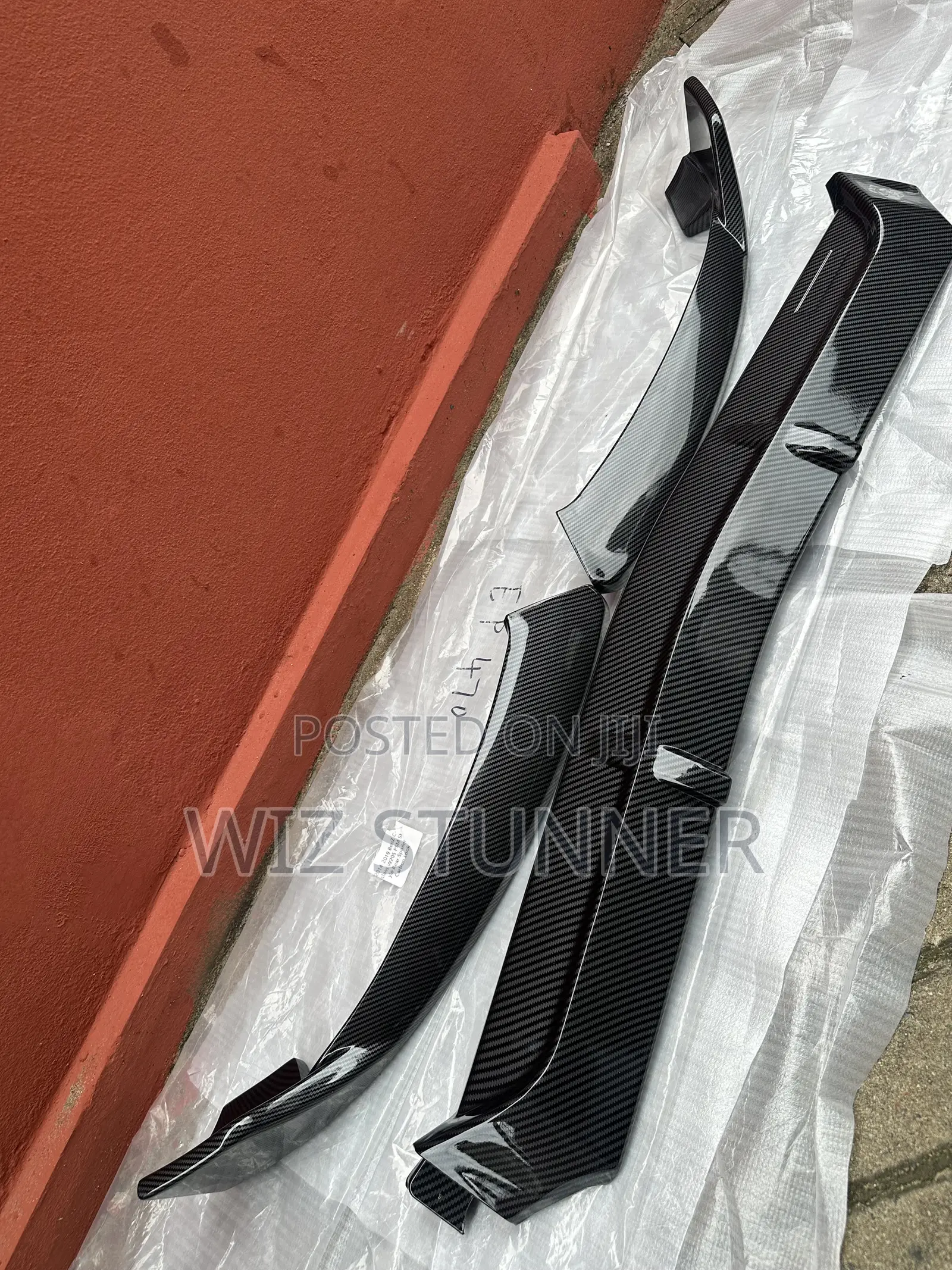 Carbon Fiber Front Lip for Mercedes Benz C Class 2015-2019