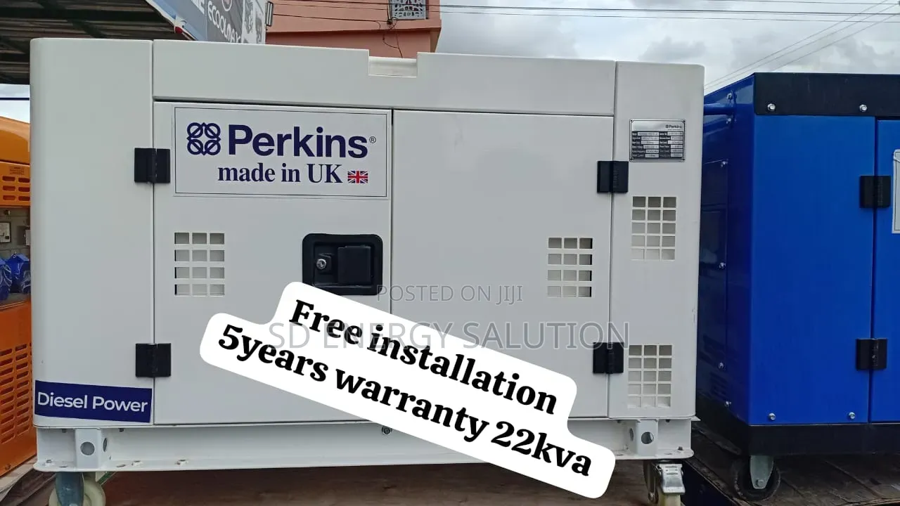Power 22kva Your Home Business With Perkins Silent Generator 22kva