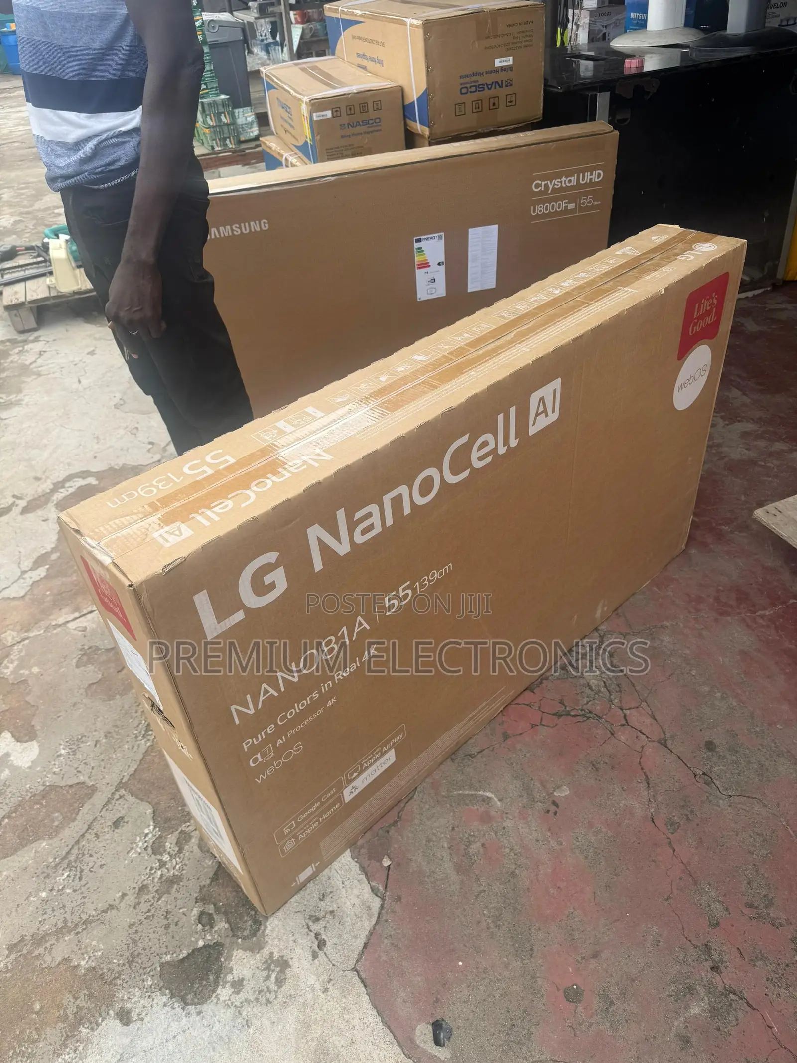 Lg 55" Webos Ai Nanocell Ai Nano81 Smart Tv 2025 Ai Magic Remote