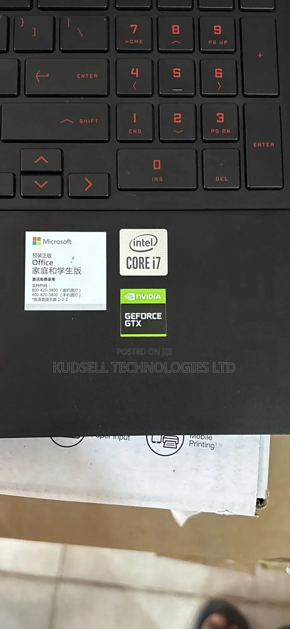 New Laptop HP Omen 16 16GB Intel Core i7 SSD 1T