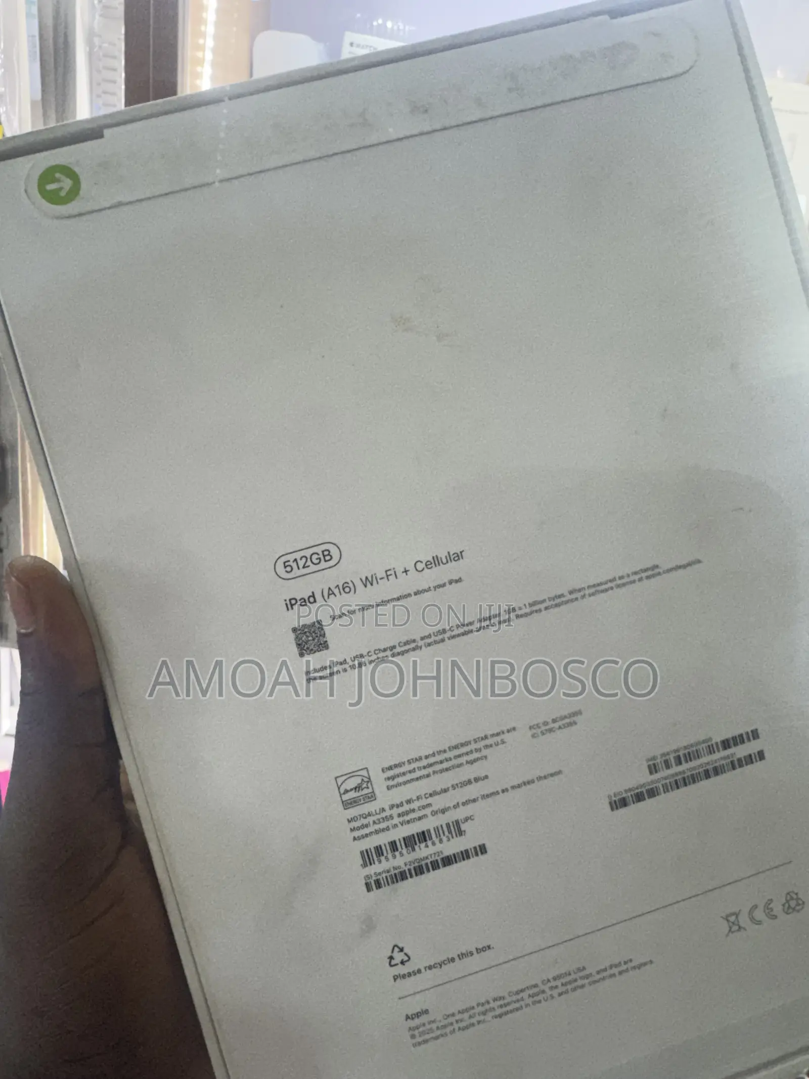 New Apple iPad (2025) 512 GB Blue