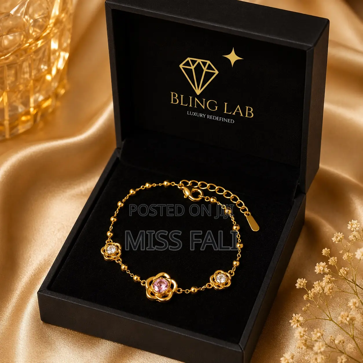 Pink Bloom Bracelet