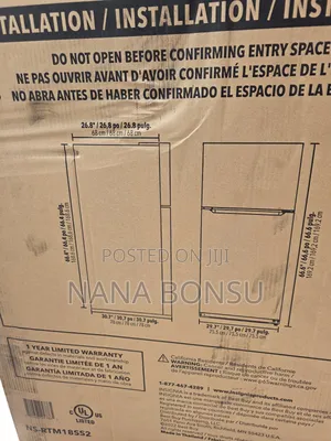 Insignia 18cu Ft Top Mount Refrigerator