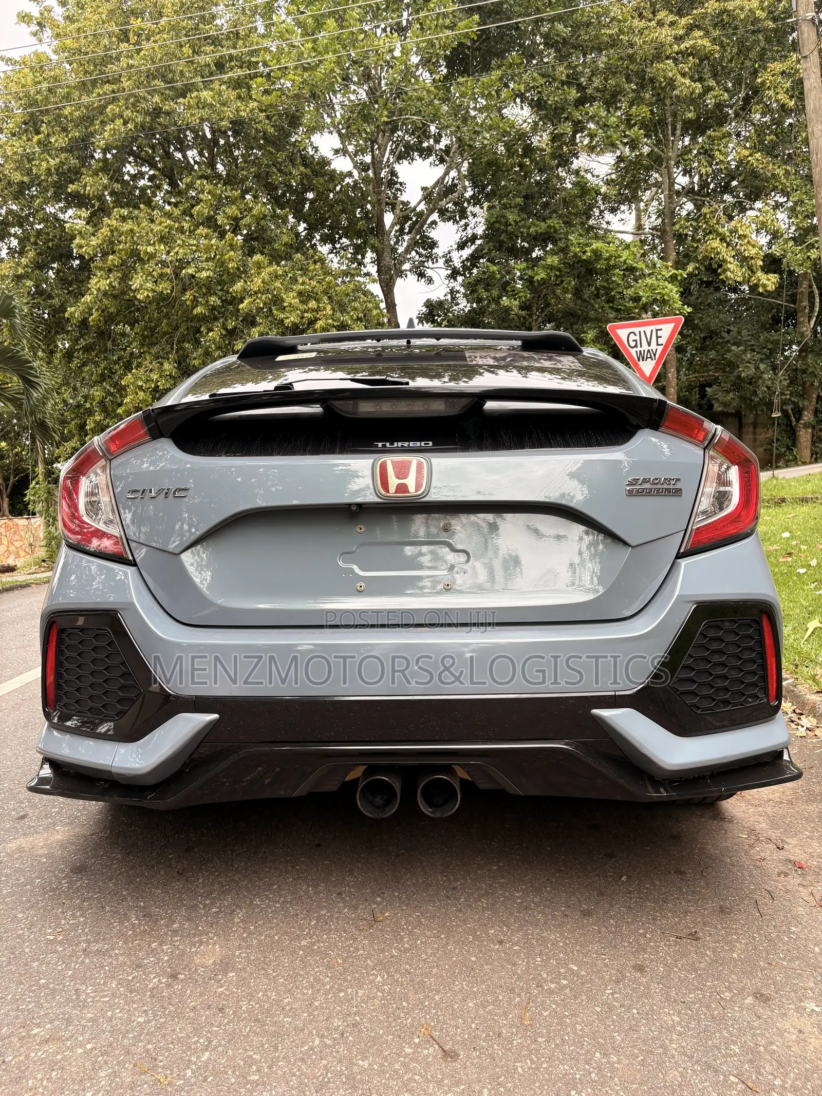 Honda Civic Sport Touring Hatchback 2018 Gray