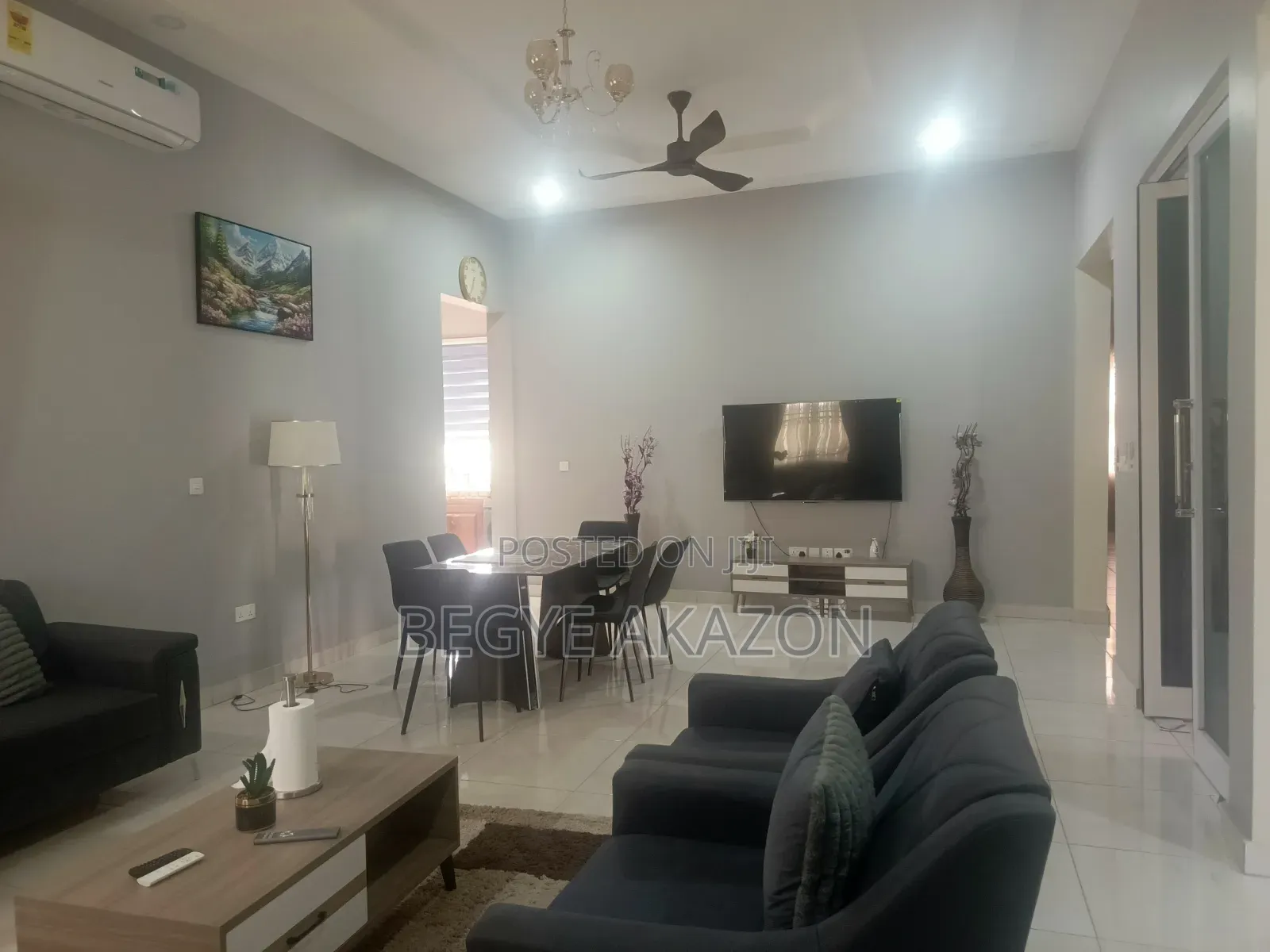 Furnished 8bdrm House in Begye, Tseaddo for rent