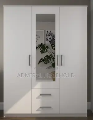 Monaco 3 Door 2 Drawer Mirrored Wardrobe