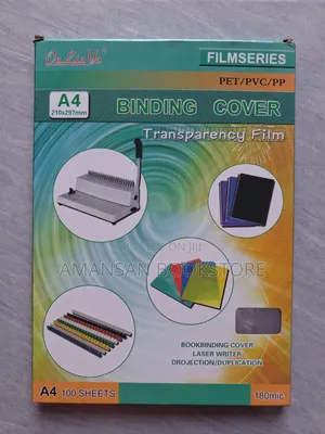 A4 Binding Cover (Plain Pvc Transparency Film)