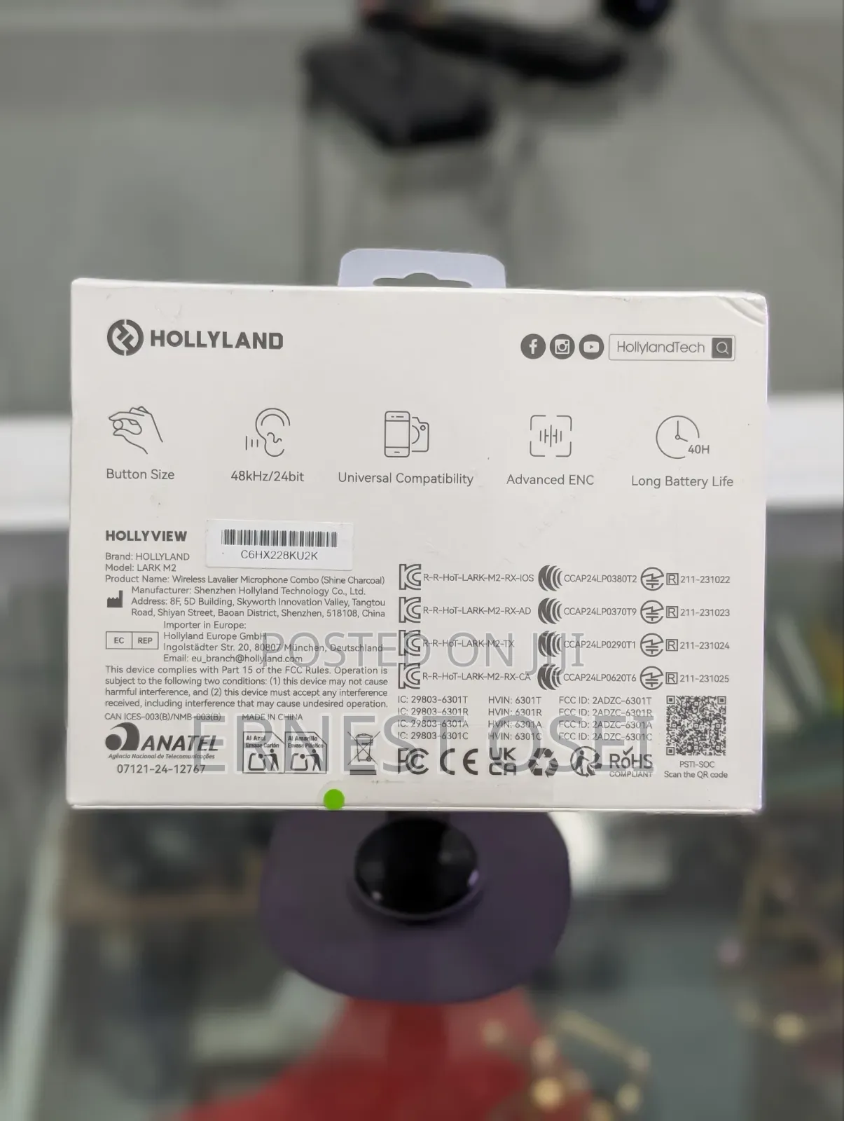 Hollyland Lark M2 Wireless Lavalier Microphone