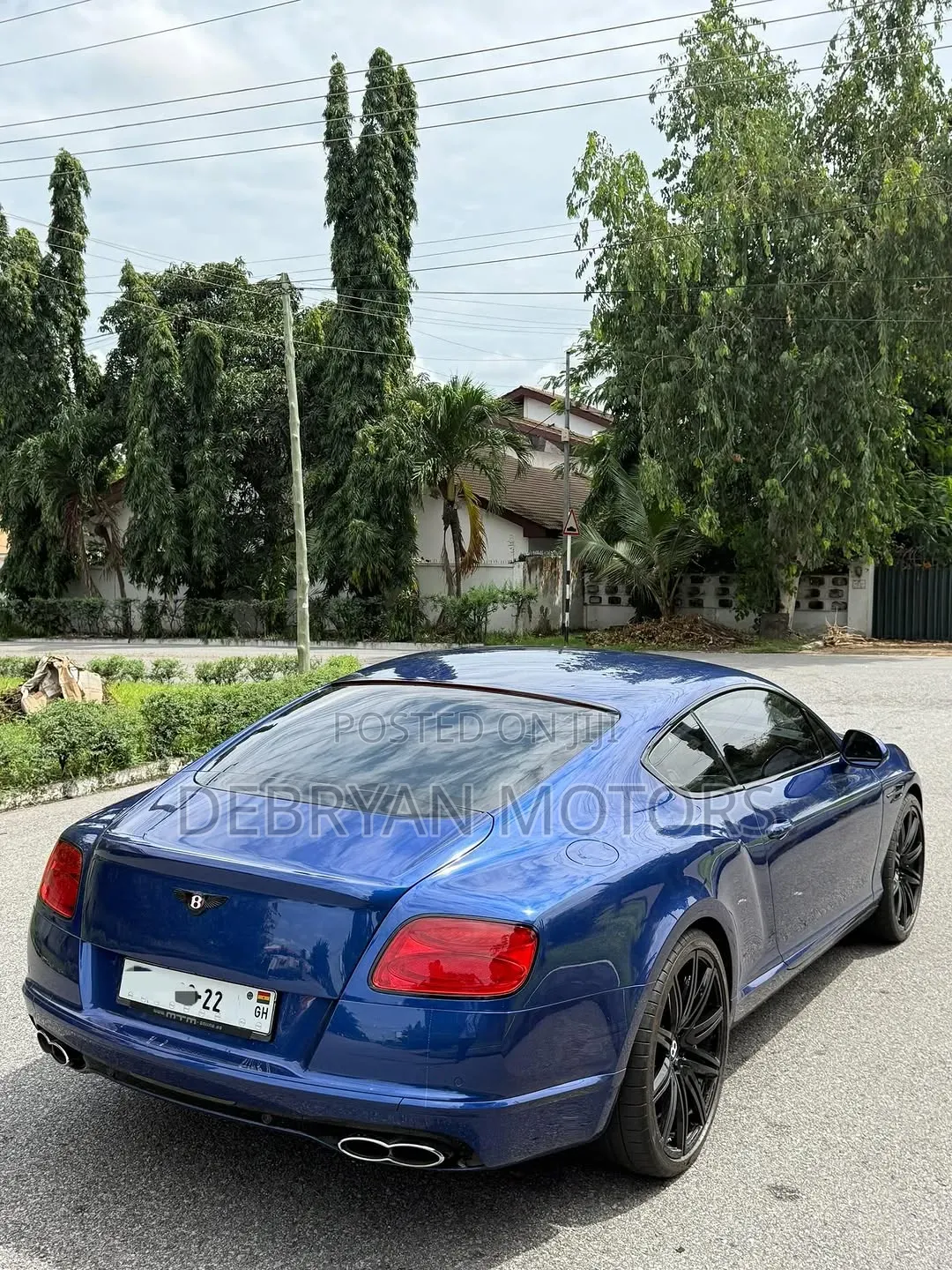 Bentley Continental 2017 Blue