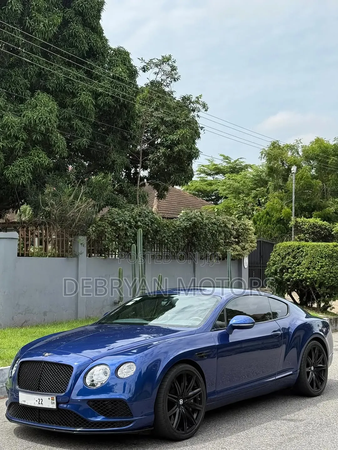 Bentley Continental 2017 Blue