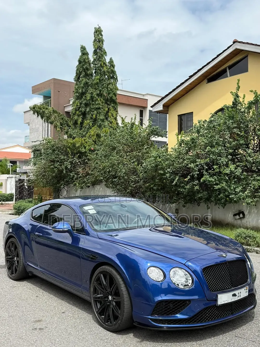 Bentley Continental 2017 Blue