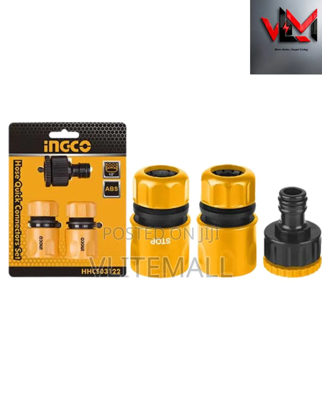 Ingco 3 Pcs Hose Quick Connectors Set