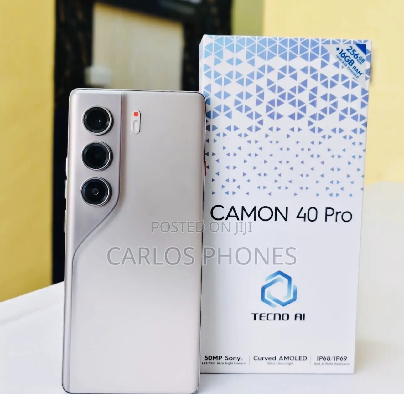New Tecno Camon 40 Pro 5G 256 GB Gray