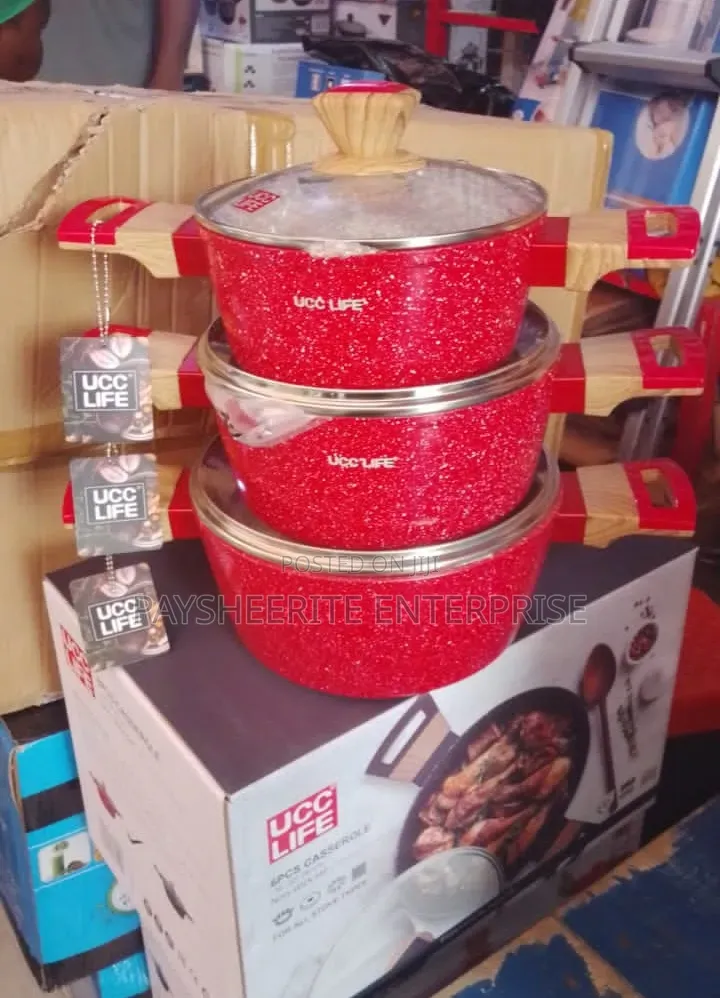 680gh 3 Sets Ucclife Nonstick Cookware Set