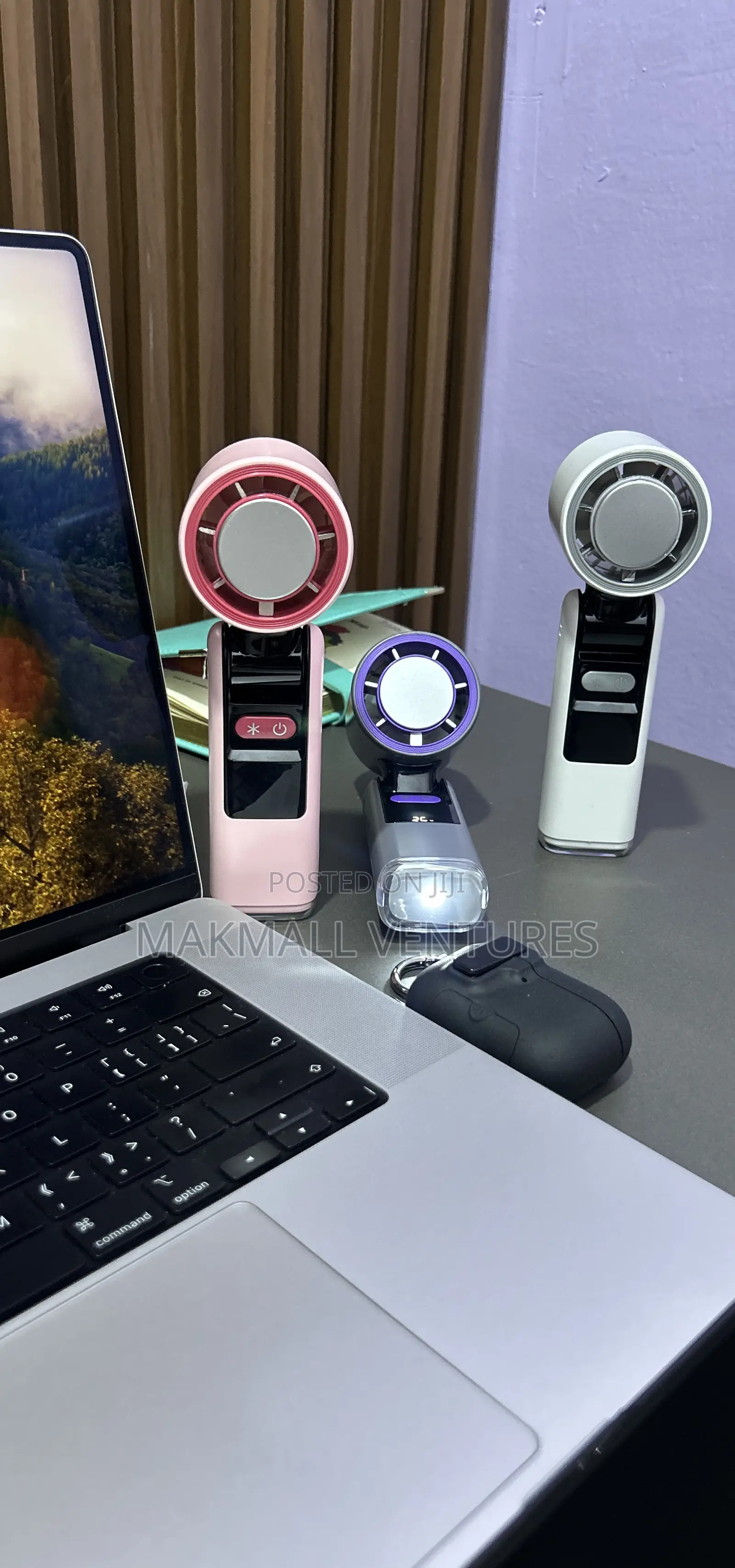 K801 Rechargeable Ice Cooling Fan