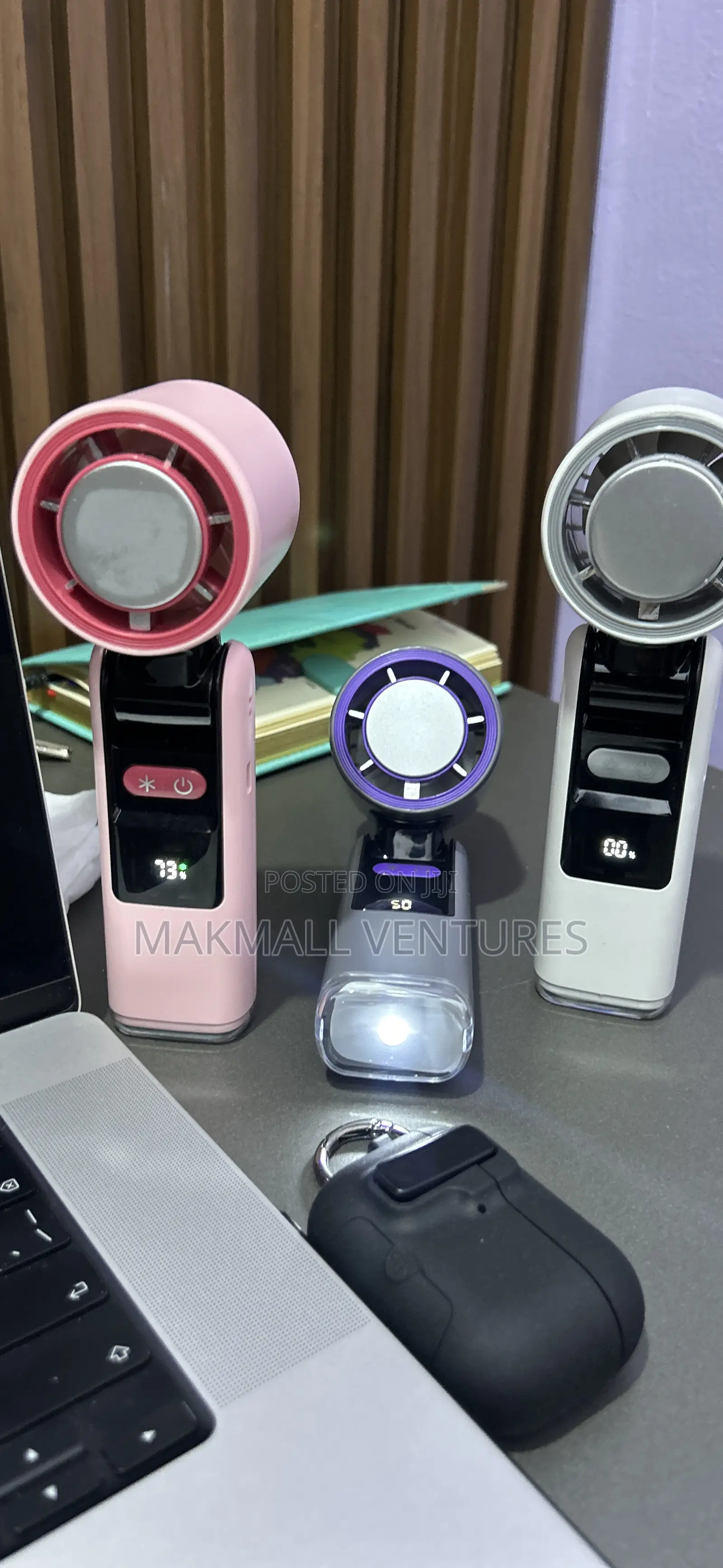 K801 Rechargeable Ice Cooling Fan